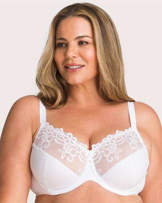Fayreform Delicate Lace Underwire Bra, Ivory, Size 10 -18, F20-599
