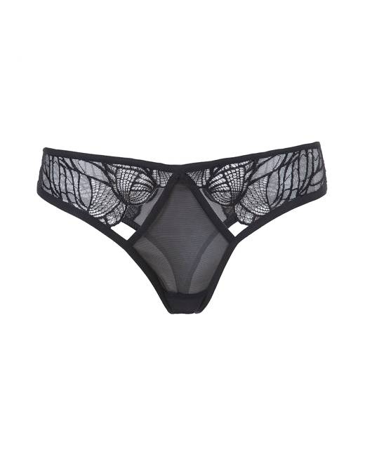 Jockey No Panty Line Promise Tactel G-String - Black