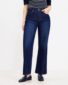 High Rise Slim Flare Jeans in Rich Mid Indigo Wash