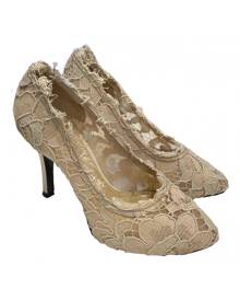 Dolce & Gabbana beige Cloth Heels