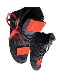Off-White blue Suede Boots