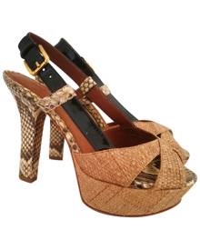 Dolce & Gabbana beige Leather Sandals