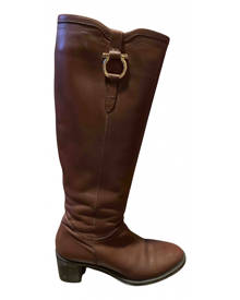 Salvatore Ferragamo brown Leather Boots
