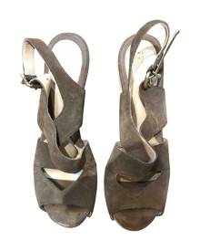 Fendi brown Suede Sandals