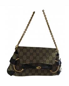 Gucci brown Cloth Handbags