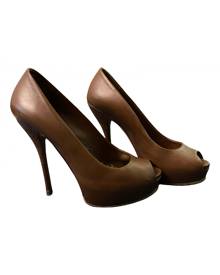 Gucci brown Leather Heels