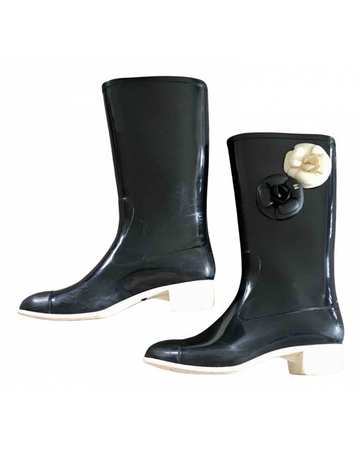 chanel gumboots