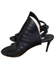 Balenciaga black Leather Sandals