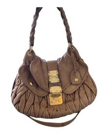 Miu Miu brown Leather Handbags