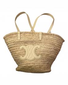 Celine beige Wicker Handbags