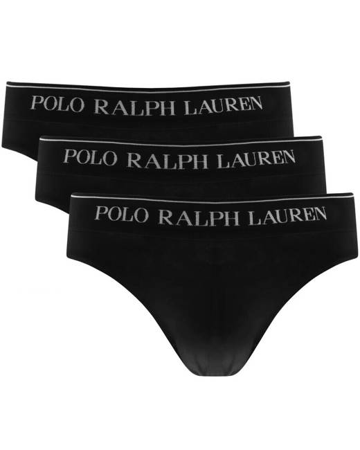 POLO RALPH LAUREN 3-pack briefs in black