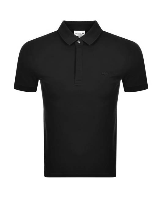 lacoste black t shirt mens