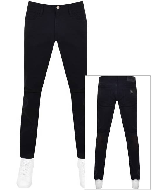 black skinny armani jeans