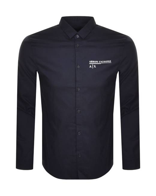 Armani shirt deals long sleeve