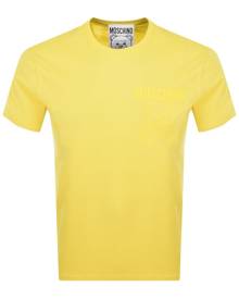 Moschino Logo T Shirt Yellow