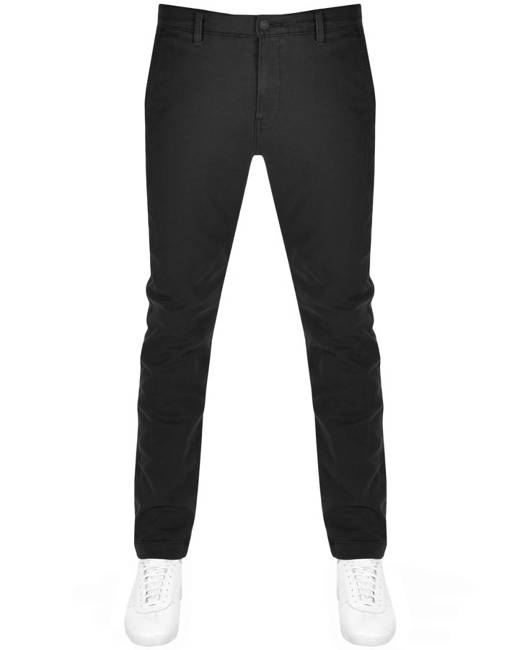 Levi's Skateboarding quick release tab belt loose fit cord pants in  anthracite night black