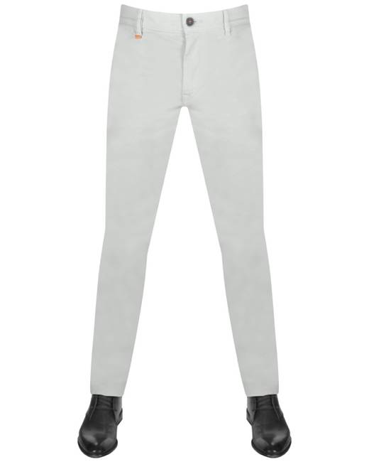BOSS - Slim-fit pants in a cotton blend