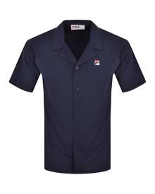 Fila Vintage Short Sleeve Soren Shirt Navy