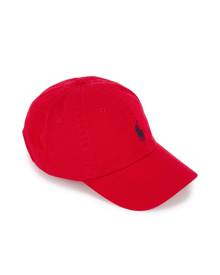 Polo Ralph Lauren Red Logo-embroidered Twill Cap