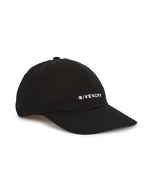 Givenchy Black Logo-embroidered Cotton-blend Cap