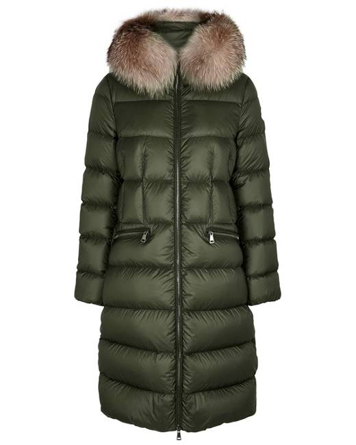 Green Women's Faux Fur Jackets - Clothing