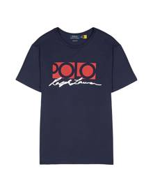 Polo Ralph Lauren Navy Logo-print Cotton T-shirt