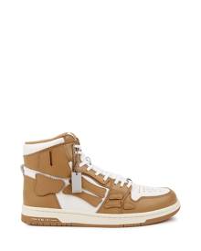 Amiri Skel Panelled Leather Hi-top Sneakers