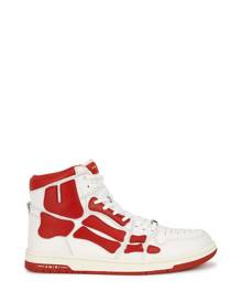 Amiri Skel Panelled Leather Hi-top Sneakers