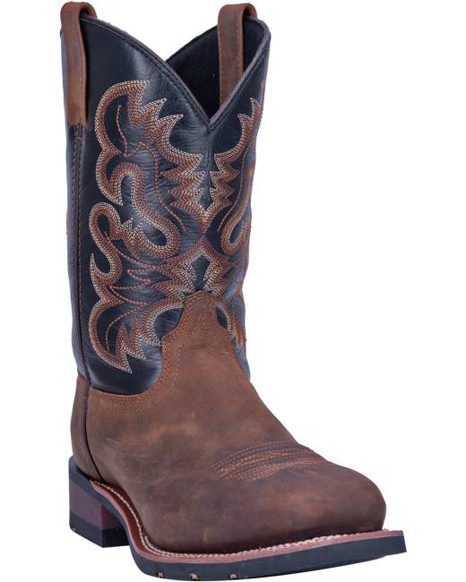 Schoenen Herenschoenen Laarzen Cowboy & Westernlaarzen US 10 Black Fringe Vegan Leather Cowboy Boots with Turquoise Jewels and Studs men’s size European 43 