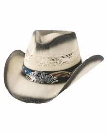 Bullhide by Montecarlo Hat Co. Bullhide Team USA - Straw Cowboy Hat Bullhide by Montecarlo Hat Co. Bullhide Team USA - Straw Cowboy Hat