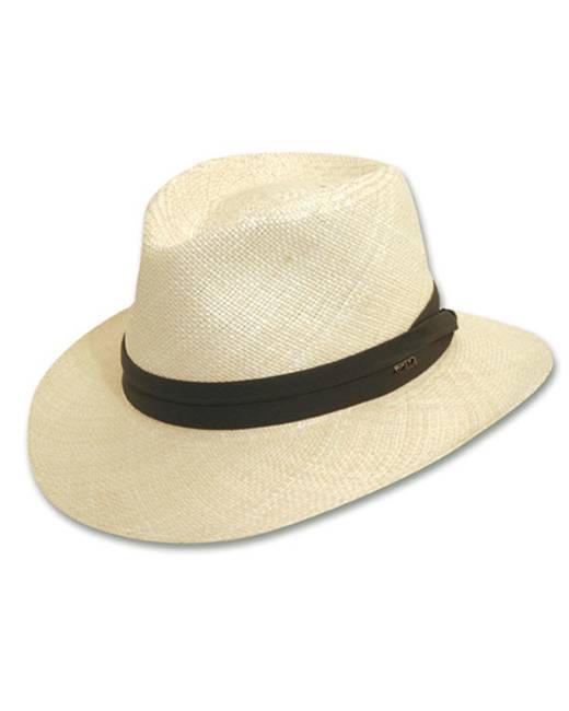 Fenside Country Clothing Mens Straw Fedora with Ribbon Band Perfect Summer Hat 
