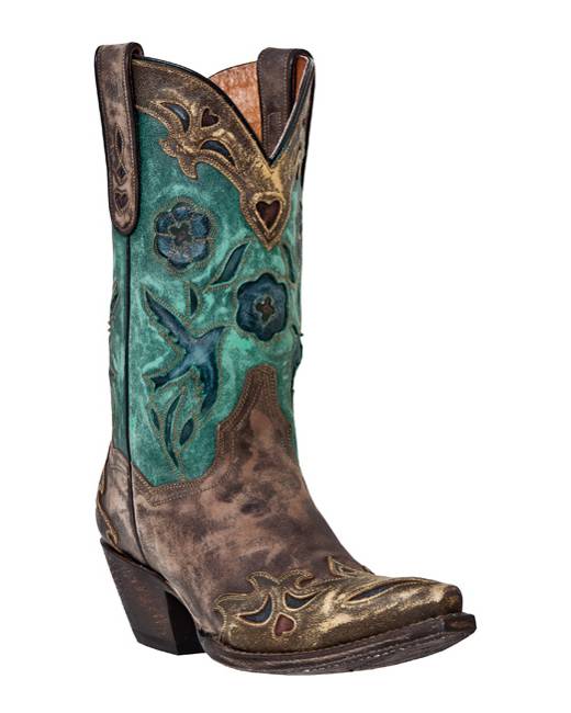 women's flat heel cowboy boots