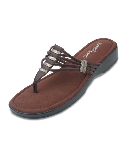 Tory Burch Weaver Multi Tan and Light Almond Leather Flat Sandals w/Tassels  5 US at FORZIERI