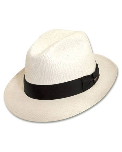 mens linen fedora