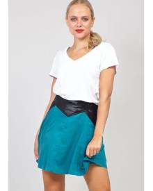 Izabel London PU Trim Short Skirt