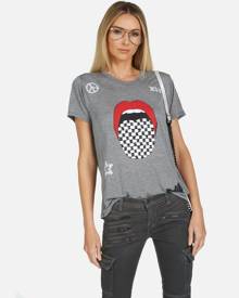 Capri Checker Tongue - Heather Grey S