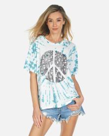 Liberty Peace Hippie - Teal Splash XS