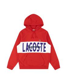 Lacoste x Minecraft back print hoodie in black