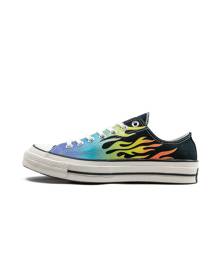 Converse Chuck 70 Ox 'Multicolor Flames' Shoes - Size 12