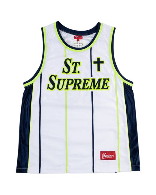 Supreme Dyed Basketball Jersey Green