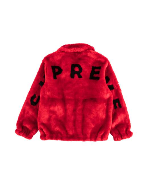 supreme faux jacket