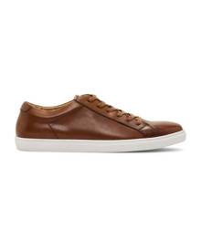 Van Heusen Shoes Leather Sneaker Tan 42 To 46