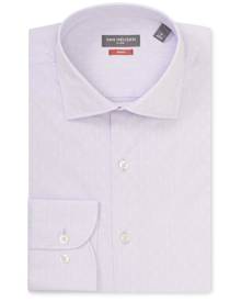 Van Heusen Business Shirts Slim Fit Shirt Mauve Textured Print