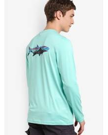 patagonia men's graphic tech fish tee