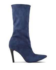 navy blue knee high boots