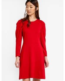Warehouse knot front ponte dress cheap