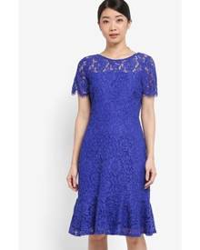 wallis blue lace dress