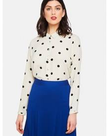 Oxford Poppy Shirt with Polka Dot