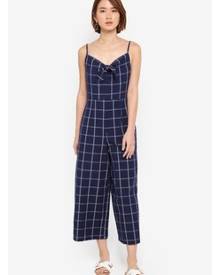 warehouse jungle print jumpsuit