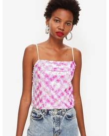 TOPSHOP Sequin Cami Top